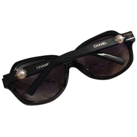 pearl sunglasses chanel|chanel sunglasses with clear sides.